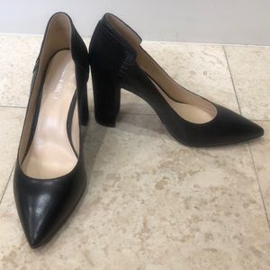 Nine West Black Block Heels